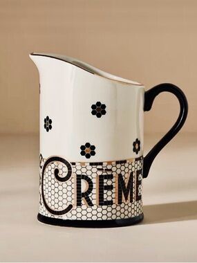 Anthropologie Bistro Tile Creamer